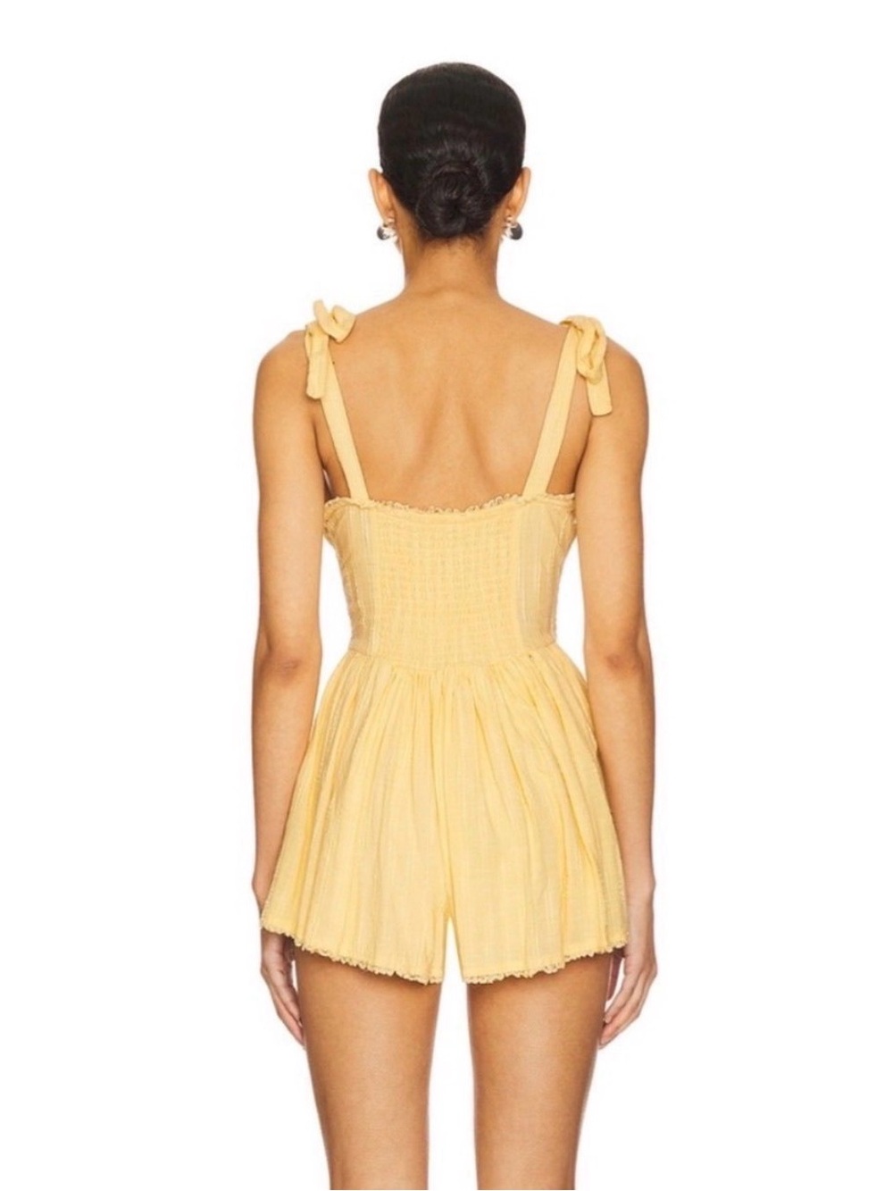 Show me your Mumu regal Yellow  Romper